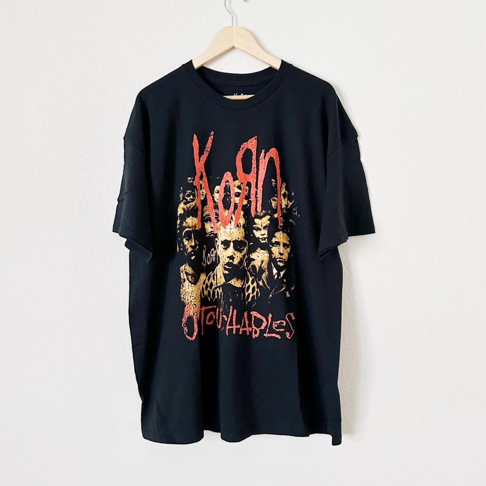 NEW Korn Untouchables Graphic Black T-Shirt
